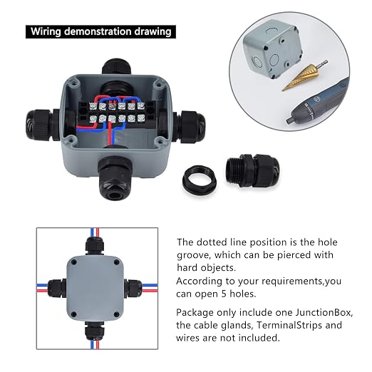 Project Box ABS Plastic Grey Junction Box IP66 Waterproof DIY Electronic | 3.25 - Image 3