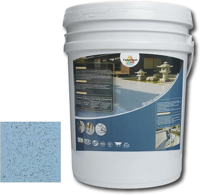Self-Leveling Epoxy Colored Sand Floor Paint by Unknown