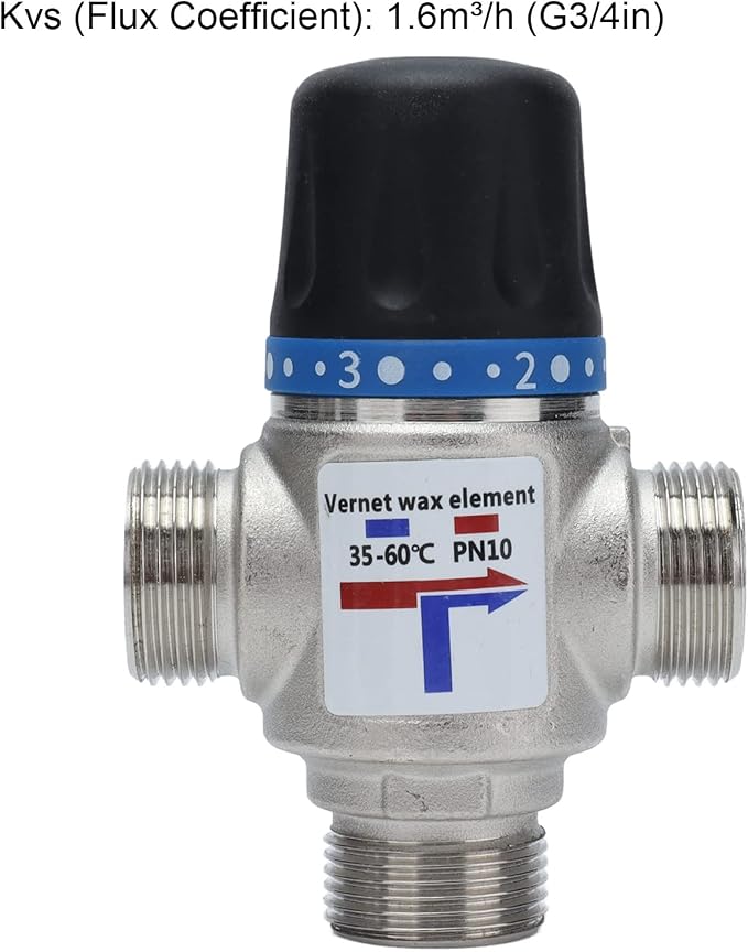 Thermostatic Mixing Valve, Shower Mixing Valve, 3 Way Valve Shower Mixing Valve - Image 6