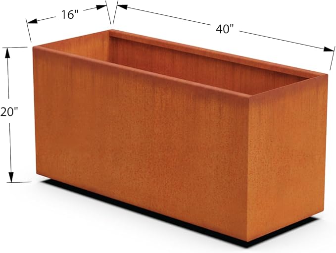 Large Rectangular Planters for Outdoor Plants - Image 5