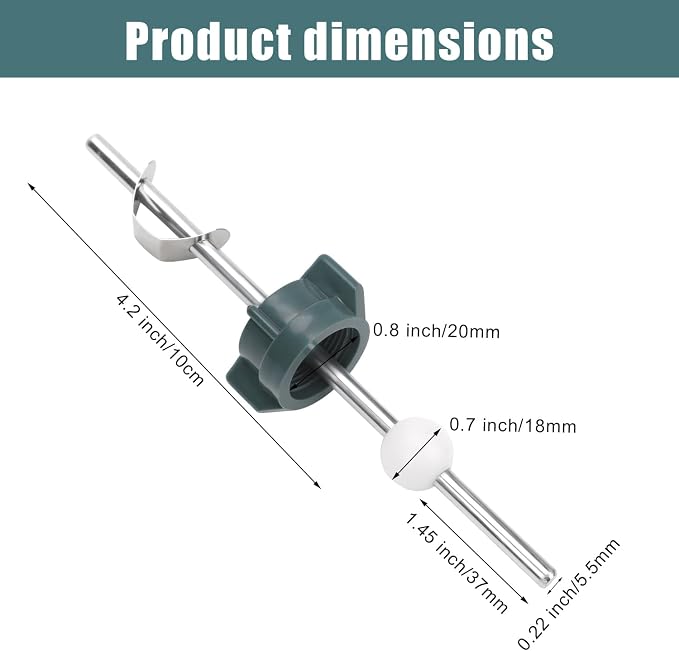 Sink Ball/Pivot Rod Replacement Parts Bathroom Sink Drain Stopper Kit - Image 2