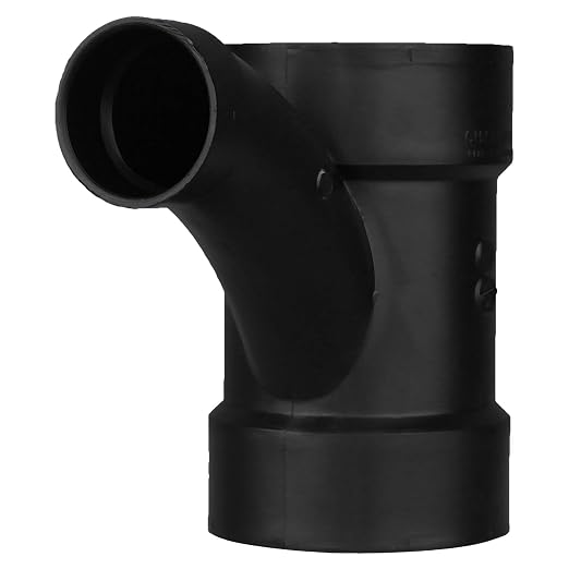 CHARLOTTE PIPE 4X4X2 DWV Comb WYE & 1/8 Bend ONE Piece DWV by Charlotte+Pipe