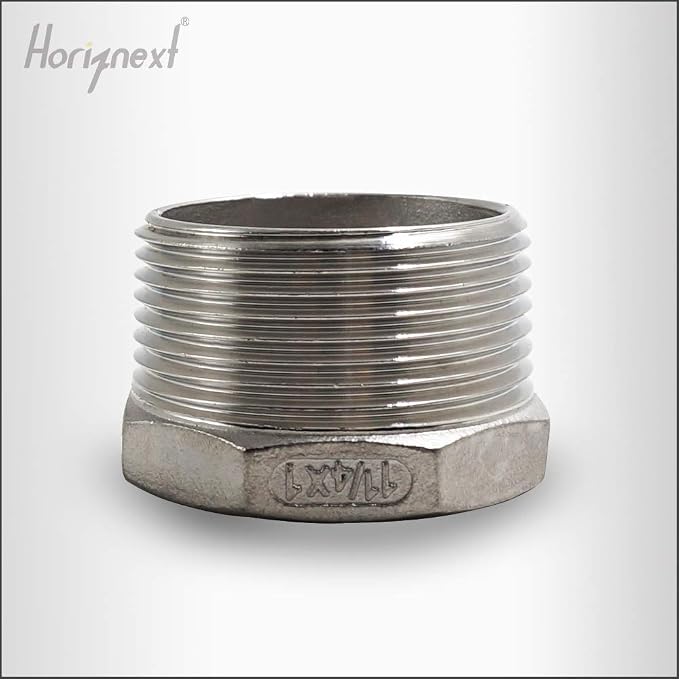 Reducing Bushing Pipe Adapter 1-1/4 MIP x 1 FIP, 304 SS，1 Pc | Adapts a 1-1/4 - Image 5