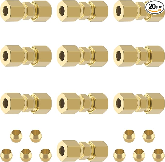 Brass Tube Pipe Compression Fitting by Taiidaues