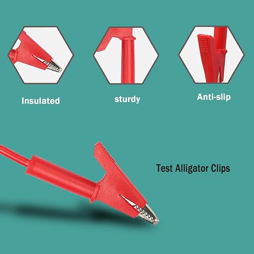12AWG Alligator Clip Leads - Image 4