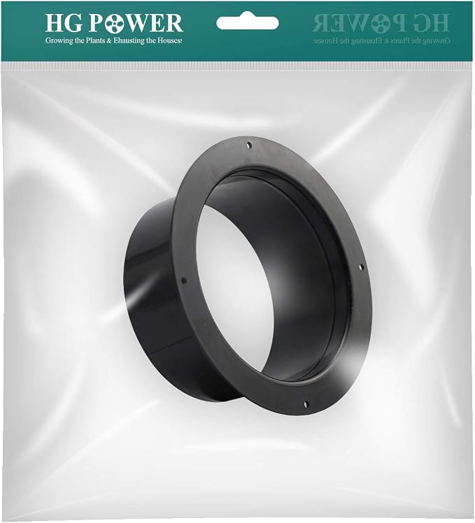 5 Inch Duct Connector, HG Power 125mm Plastic Straight Pipe Flange - Image 8