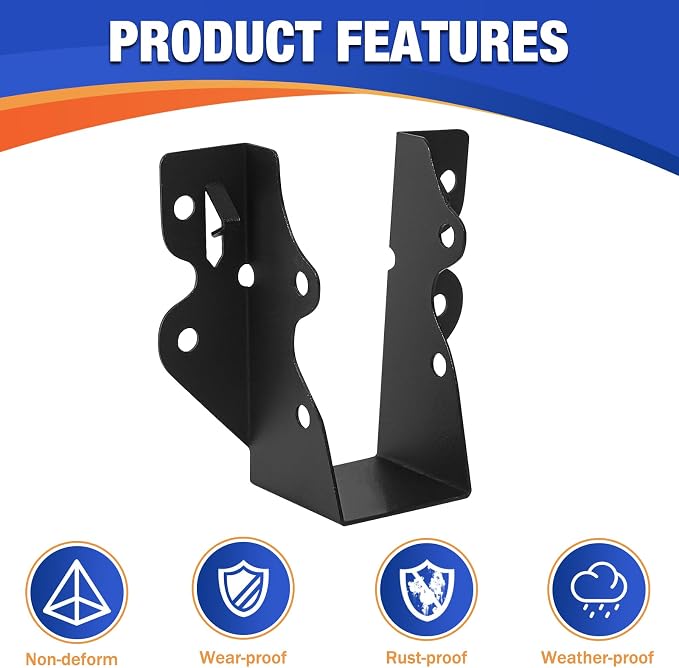 24PCS 2x4 Joist Hanger, Joist Bracket, Hurricane Ties - Image 5
