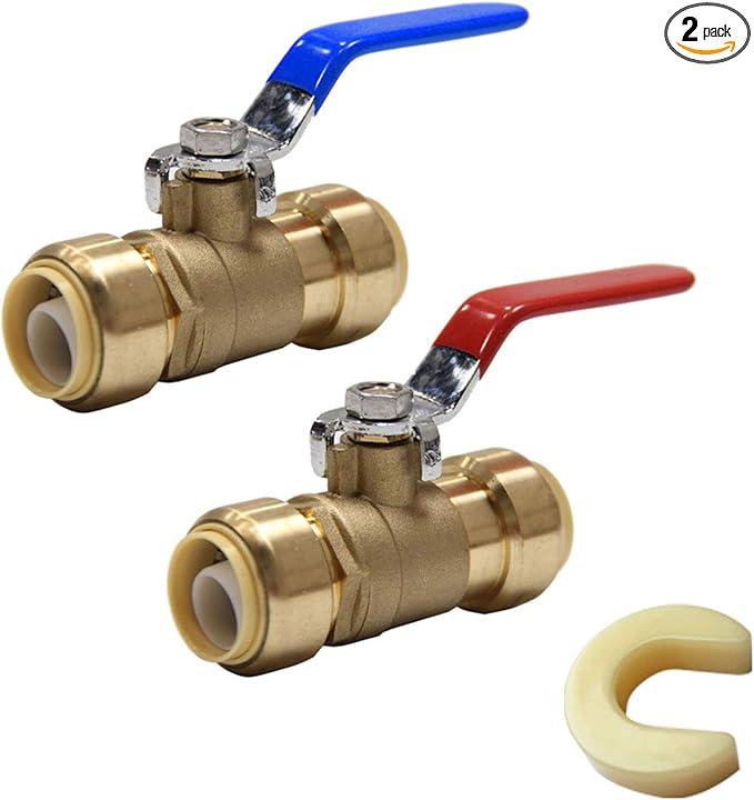 EFIELD 1/2 Inch Push-Fit Full Port Ball Valve | by EFIELDPEXTUBING