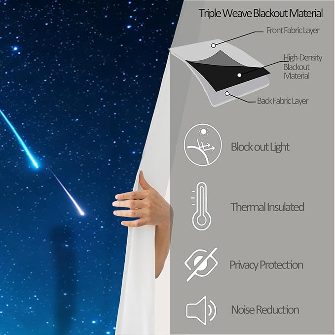 Starry Sky Curtains 63 Inches Long - Image 6