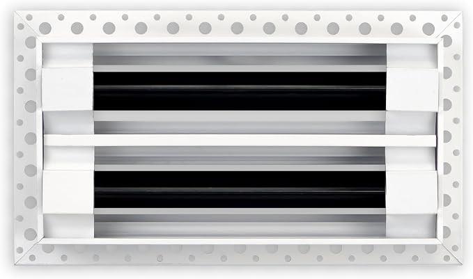 BUILDMART - 8x4 MUD-in Air Vent Cover - Drywall MUD in White Air Vent - MUD - Image 2