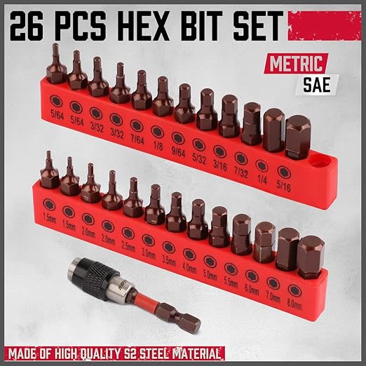 Premium 25-Piece Allen Key Drill Bit Set - Image 2