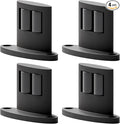 4Pack Sliding Barn Door Bottom Floor Guide, Double-Sided Roller Design by Unknown
