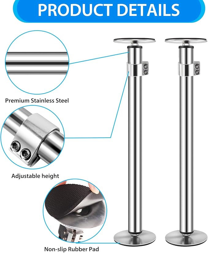 Undermount Sink Brackets, Stainless Steel Undermount Sink Support Brackets - Image 4