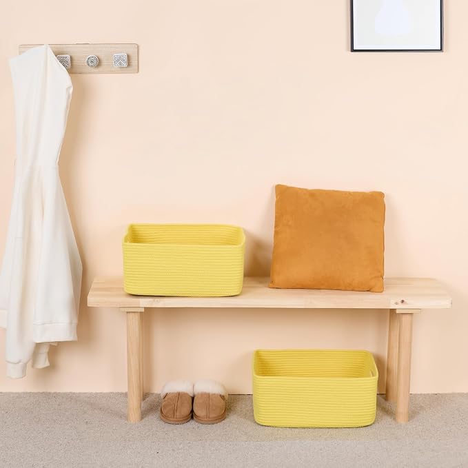 MiniArk Large Storage Baskets for Organizing, Baby Nursery, Toy Bins Box - Image 6