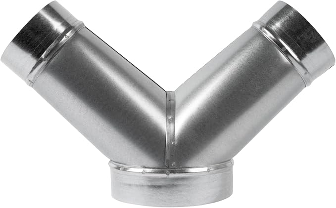 6" Inch to 4" inch Branches Y-Shape Ducting Splitter - Image 6