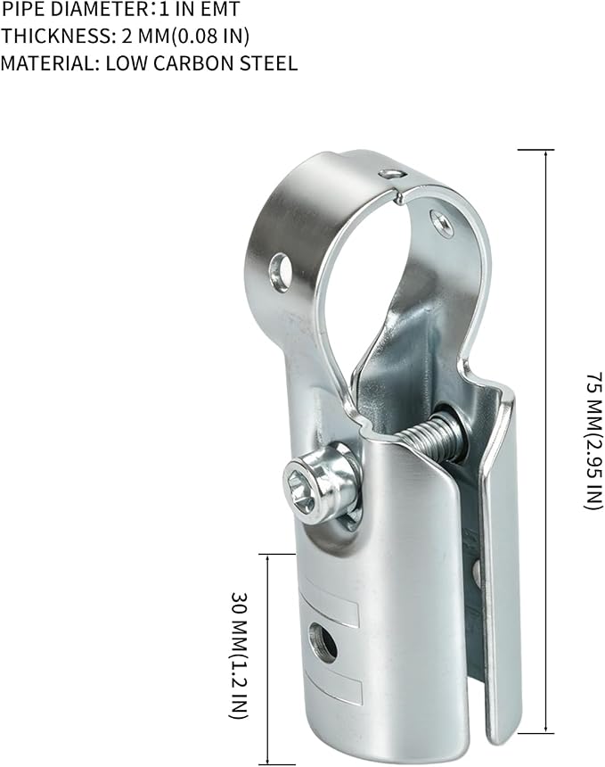 3 Way Rotate Pipe Clamp Connector Fittings - Image 2
