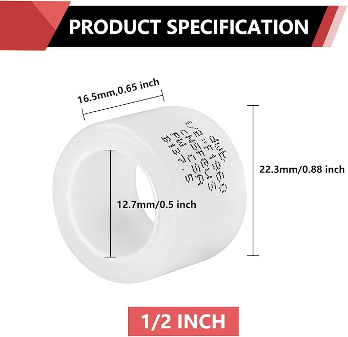 200 piece EFIELD 1/2" PEX-A Expansion Rings/Sleeves | - Image 2