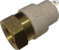 10 Pack XFITTING 1/2" Female CPVC Adapter, FNPT CPVC Coupling by XFITTING