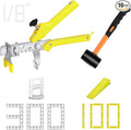 Storystore 1/8 Inch Tile Leveling System, 300 tile Spacers and 100 Wedges | by Storystore