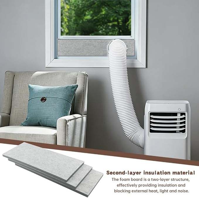 Double-Layer Insulated Foam Panels, Thick Adjustable Insulation Board, Air - Image 7