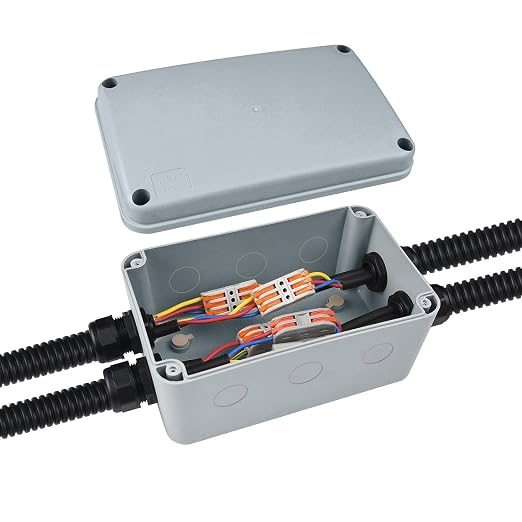 Waterproof Electrical Box, Plastic Junction Box, IP66 External Grey | 7.12 x - Image 8