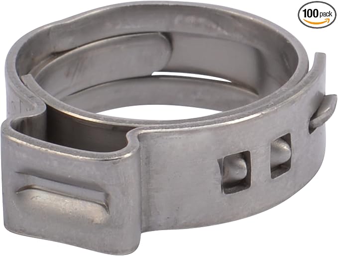 SharkBite 1/2 Inch Clamp Ring, Stainless Steel Plumbing Fitting, PEX Pipe by SharkBite