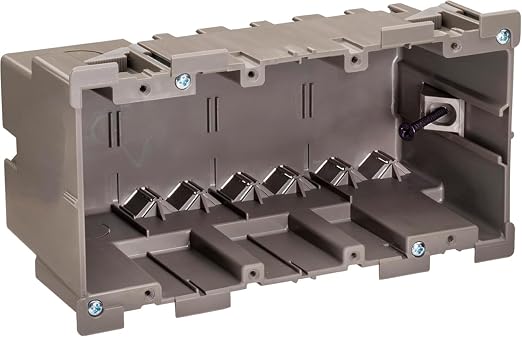 SmarToggle Four Gang Retrofit Wall Box – Old Work Electrical Box - Image 2