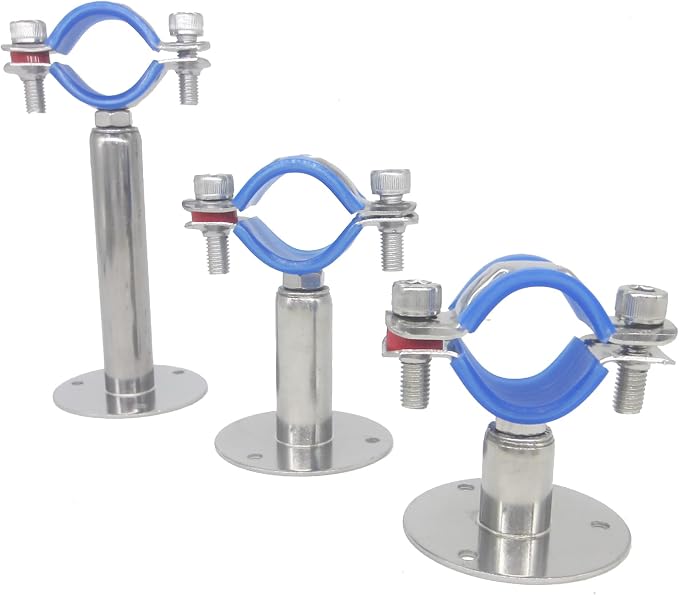 Stainless Steel Adjustable Pipe Clamp Bracket, 1-1/4 Inch - Image 6