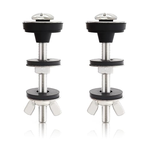Universal Toilet Tank to Bowl Bolts Kit, Heavy Duty Toilet Bolts, Waterproof by LOVPPY