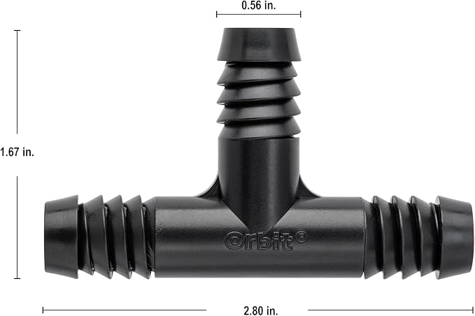 Orbit WaterMaster Underground 37166 Riser Flex Fitting, 1/2-Inch Barb Tee - Image 2