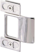 Prime-Line U 9488 Adjustable Door Strike, 2 Piece, Chrome Plated by Prime-Line