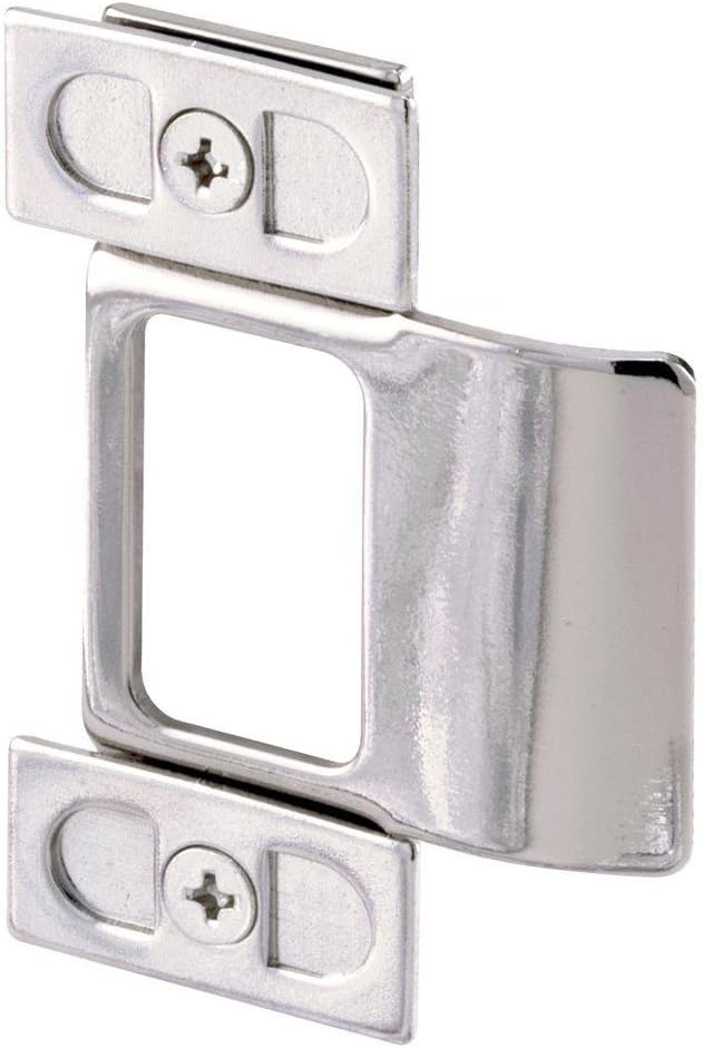 Prime-Line U 9488 Adjustable Door Strike, 2 Piece, Chrome Plated by Prime-Line