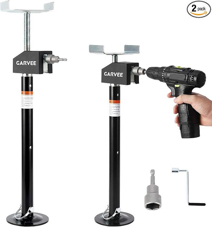 Garvee RV Slide Out Stabilizer Jacks - 5000 LB Heavy Duty Support by Garvee