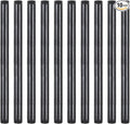 10 Pack 3/4 x 14 Inch Black Malleable Steel Pipe Nipples | Threaded pipe by NIUBIDINDUSTRIALFURNITUR