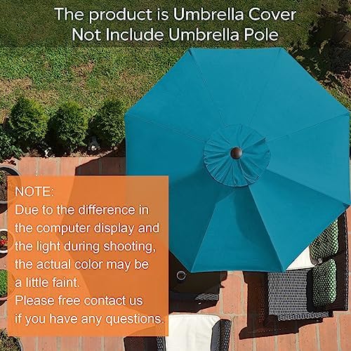 EliteShade USA 9FT Patio Umbrella Replacement Covers 8 Ribs Market Umbrella - Image 2