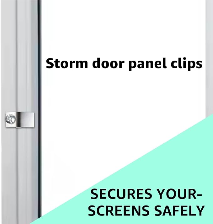 25-Pack Storm Door Panel Clips, - Image 4