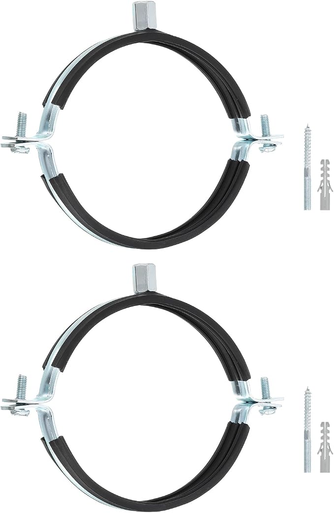 uxcell 2 Pcs Adjustable Pipe Bracket Clamp by uxcell