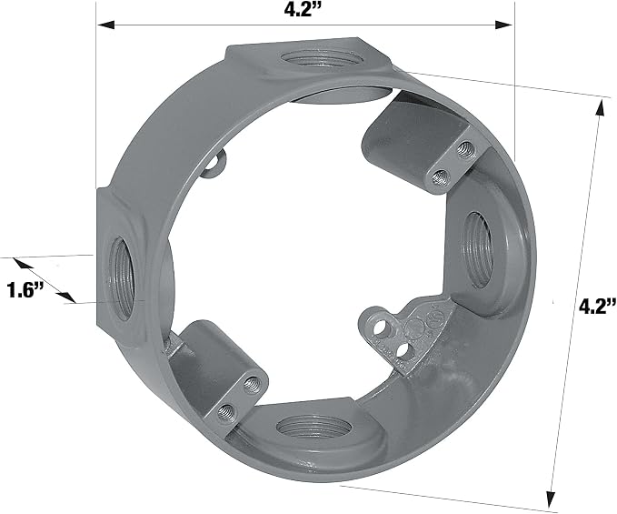 Sigma Engineered Solutions 14236 Weatherproof Round Extension Ring - Image 6