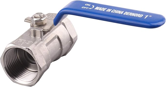 DERNORD Stainless Steel Ball Valve 1PC Type 1 Inch NPT Standard Port - Image 5