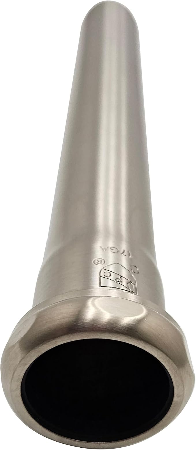 Westbrass A423-07 1-1/2" x 12" Slip Joint Extension Tube, Satin Nickel - Image 2