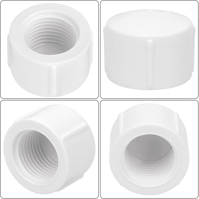 20Pack 1/2 Inch Female PVC Pipe End Cap 1/2 Inch Female Threaded Plug Adapter - Image 5