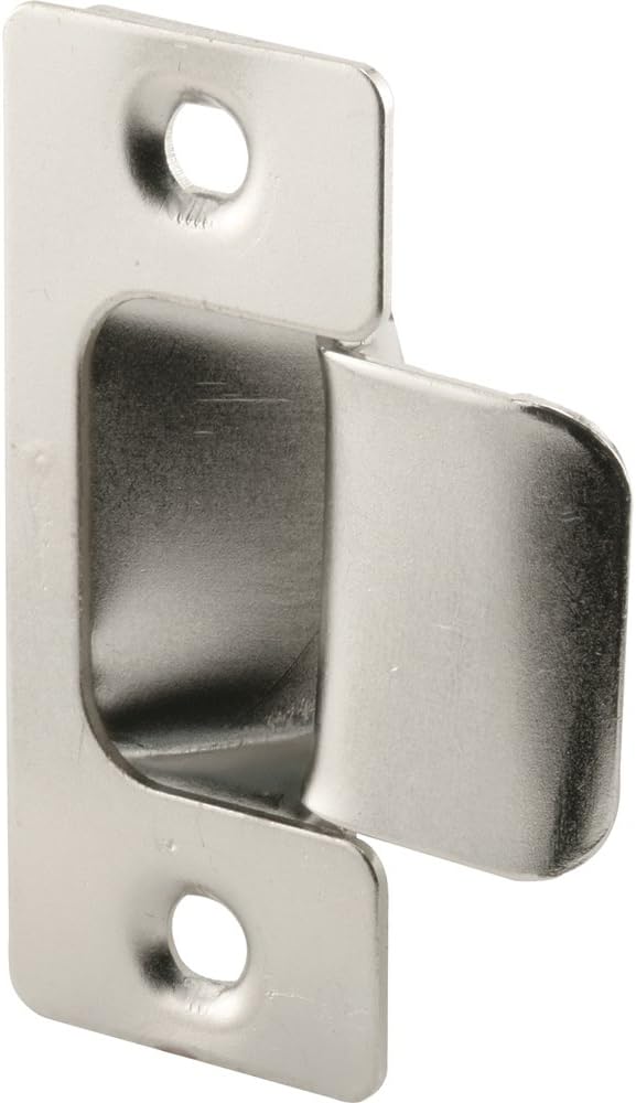 Prime-Line U 10278 Two Piece Adjustable Door Strike, Chrome Plated by Prime-Line
