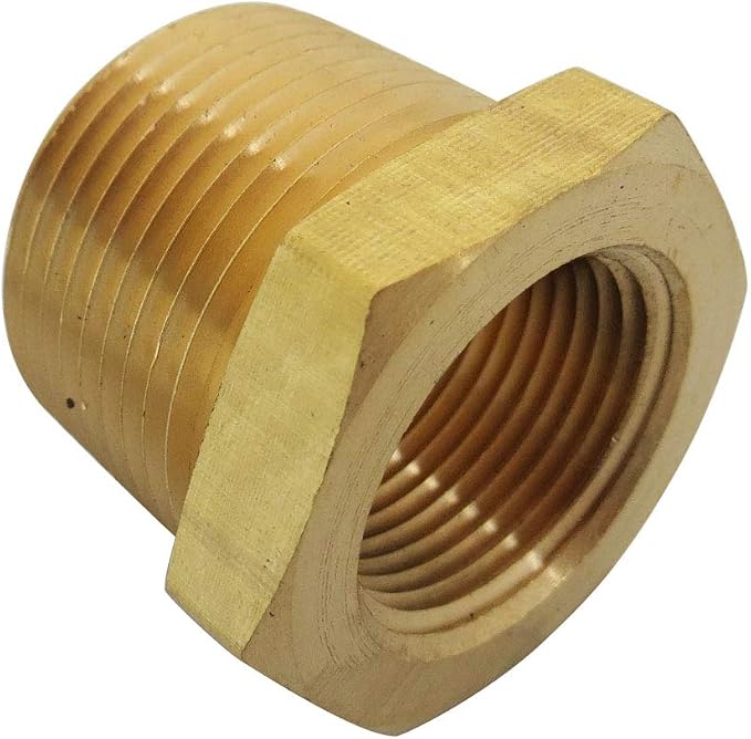 Brass Pipe Fitting Assortment Kit, 3/8" x 3/8" NPT Male Nipple & 3/8" NPT Male - Image 2