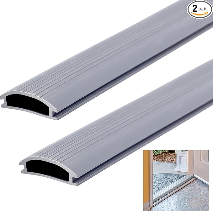 2 Pcs 72 Inch Gray Vinyl Replacement Insert by Sacubee