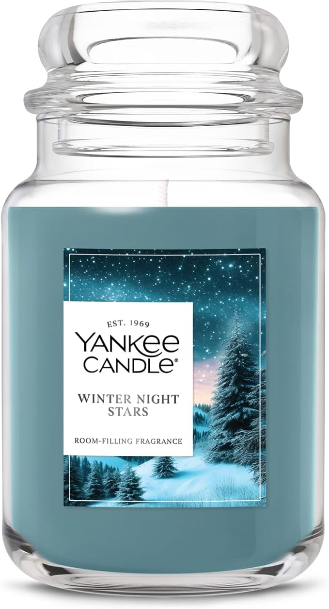 Yankee Candle Winter Night Stars, Christmas Scented Candle, 22oz Large Jar by Unknown