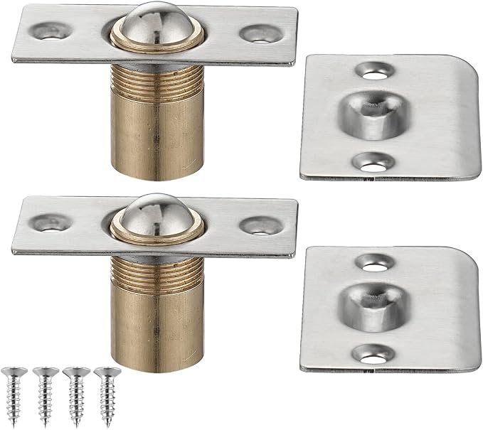 JQK Closet Door Ball Catch Hardware, Stainless Steel Catch Adjustable by Homeimprovement
