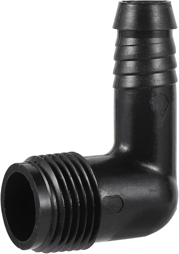 10pc Drip Irrigation Adapter 1/2"X1/2" 90-Degree Elbow NPT Male Pipe Fitting | - Image 6