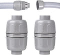 NPT 3/4 Double Conduit Liquid-Tight Connector Straight | Extend Repair Conduit by Aandxmok