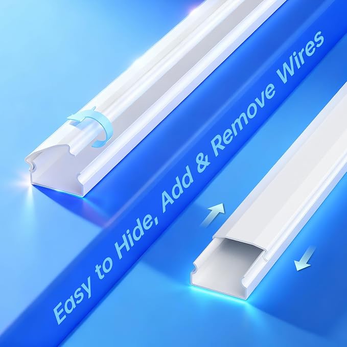 Delamu TV Cord Hider, Cord Covers - Image 6