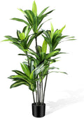 Dracaena Artificial Plant Indoor 4FT by CyanGrove